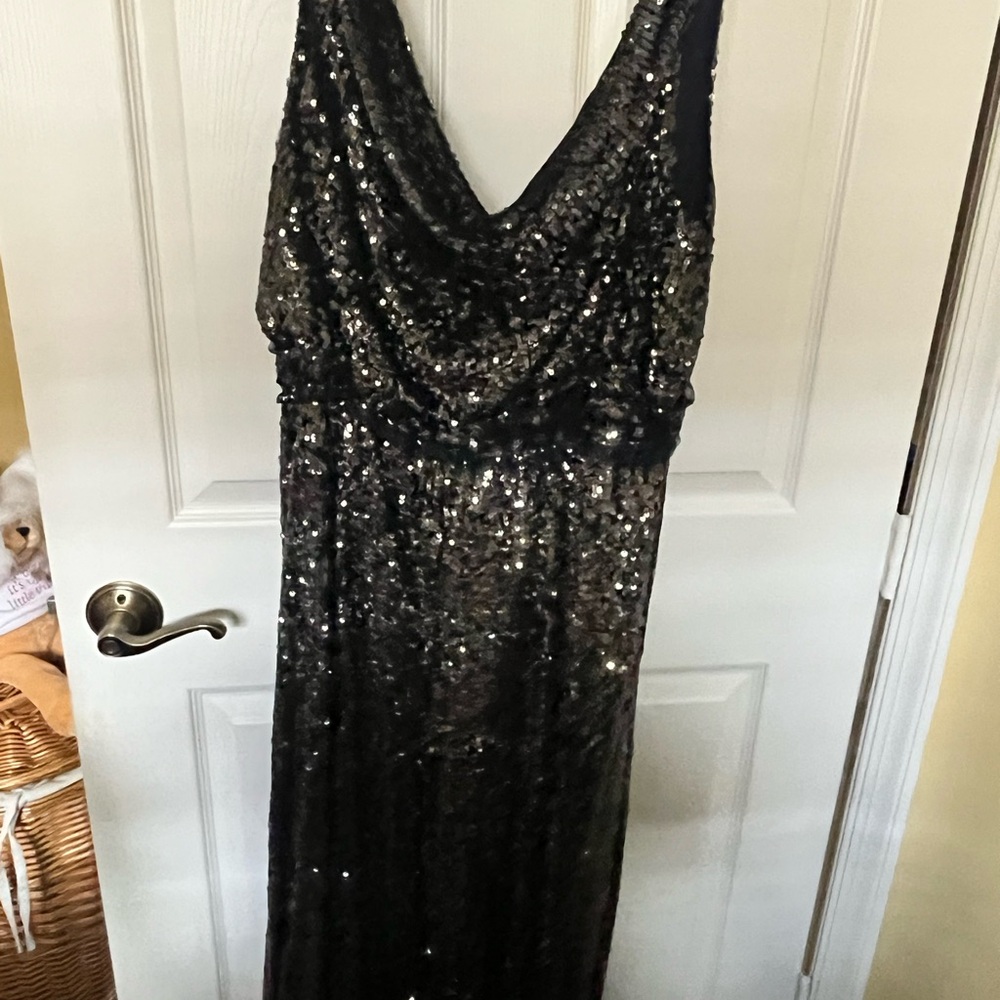 Free People Black Sequin jumpsuit